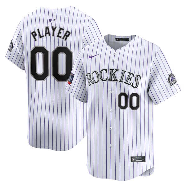 Colorado Rockies Nike 2024 MLB World Tour Mexico City Series Home Limited Pick-A-Player Jersey?¨C White