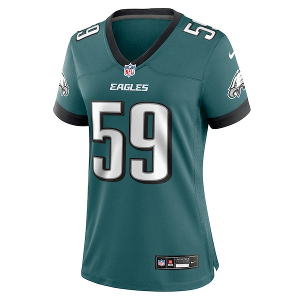 Thomas Booker IV Philadelphia Eagles Nike Women's Team Game Jersey - Midnight Green - Image 2