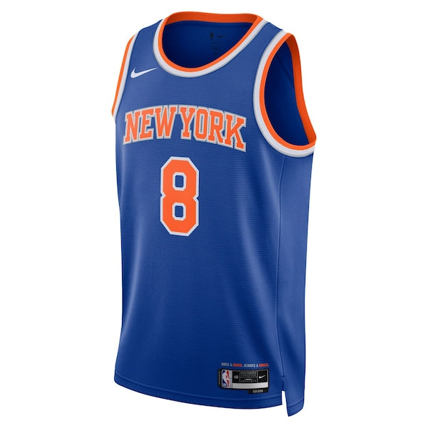Kemba Walker New York Knicks Nike Unisex Swingman Jersey - Icon Edition - Blue - Image 2