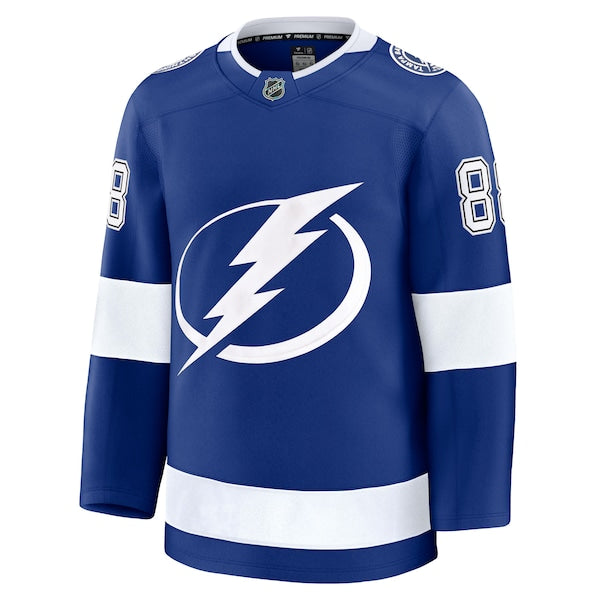 Andrei Vasilevskiy Tampa Bay Lightning Home Premium Jersey - Blue/Black - Image 3