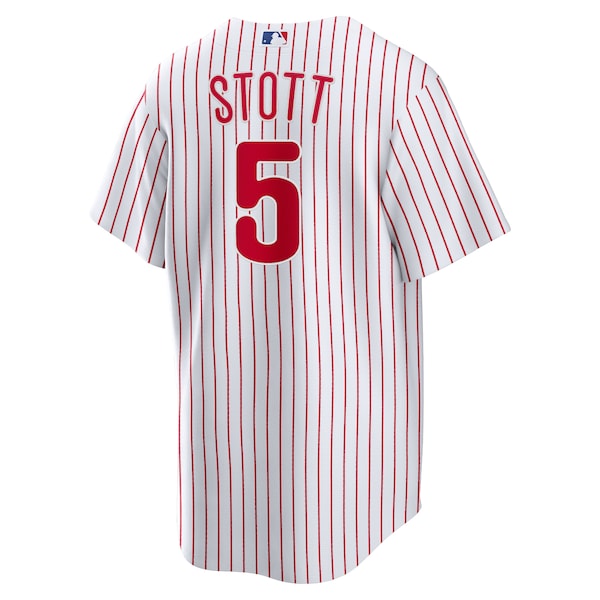 Bryson Stott Philadelphia Phillies Nike Youth Home Replica Jersey - White - Image 3