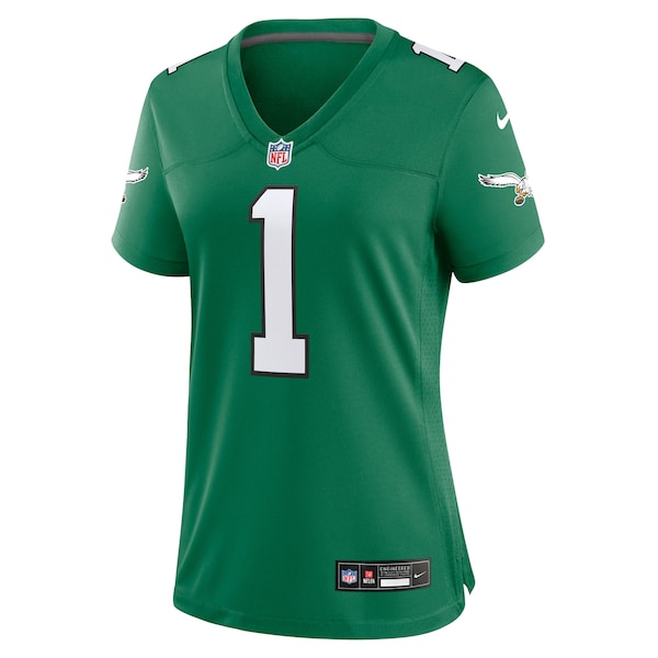 Jalen Hurts Philadelphia Eagles Nike Women's Game Player Jersey - Kelly Green - Image 2