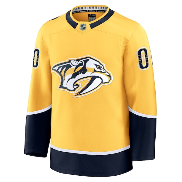 Nashville Predators Home Premium Custom Jersey - Gold/White - Image 3