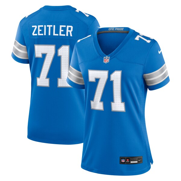 Kevin Zeitler Detroit Lions Nike Women's Game Jersey - Blue