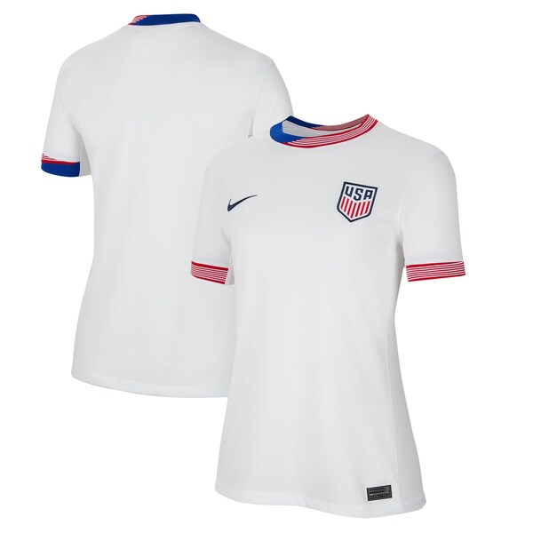 USMNT Nike Women's 2024 Home Replica Jersey - White - Image 6