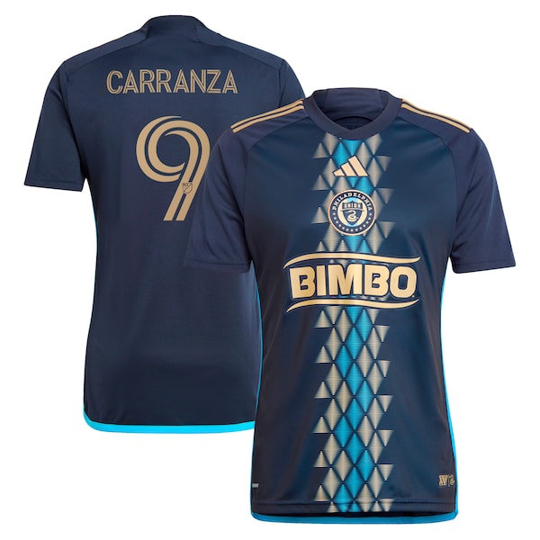 Julian Carranza Philadelphia Union adidas 2024 The XV Kit Replica Player Jersey?ยจC Navy
