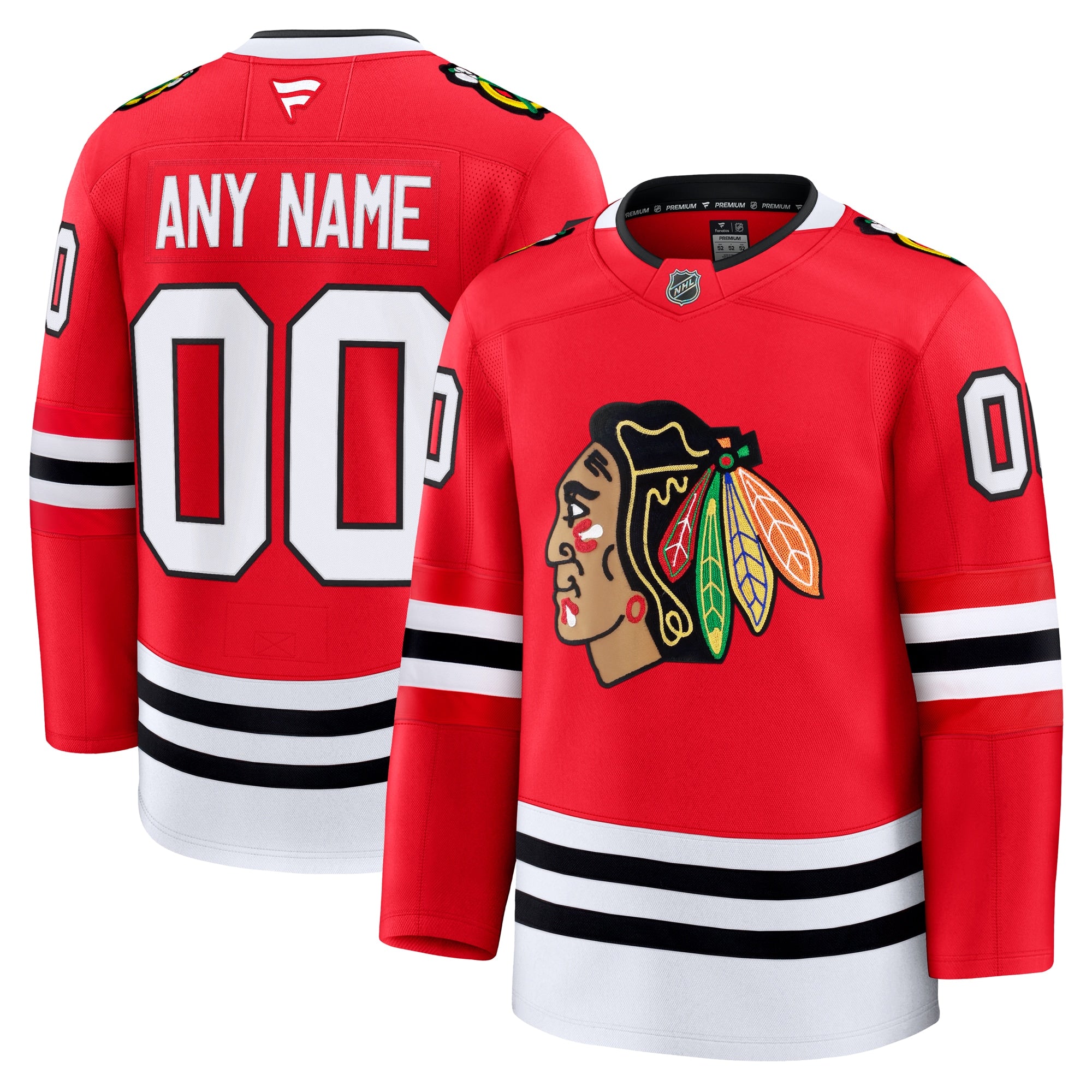 Chicago Blackhawks Away Premium Custom Jersey - White/Red - Image 9