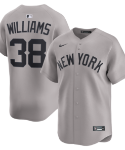 Alternative view of Devin Williams New York Yankees Nike Road Limited Player Jersey - Gray/White