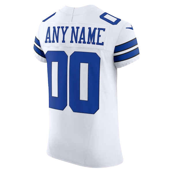 Dallas Cowboys Nike Vapor F.U.S.E. Elite Custom Jersey - White - Image 3