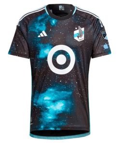 Alternative view of Robin Lod Minnesota United FC adidas 2024 Starry Night Authentic Player Jersey - Black
