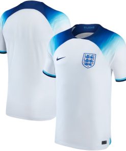 England National Team Nike Women's 2022/23 Home Breathe Stadium Replica Blank Jersey - White
