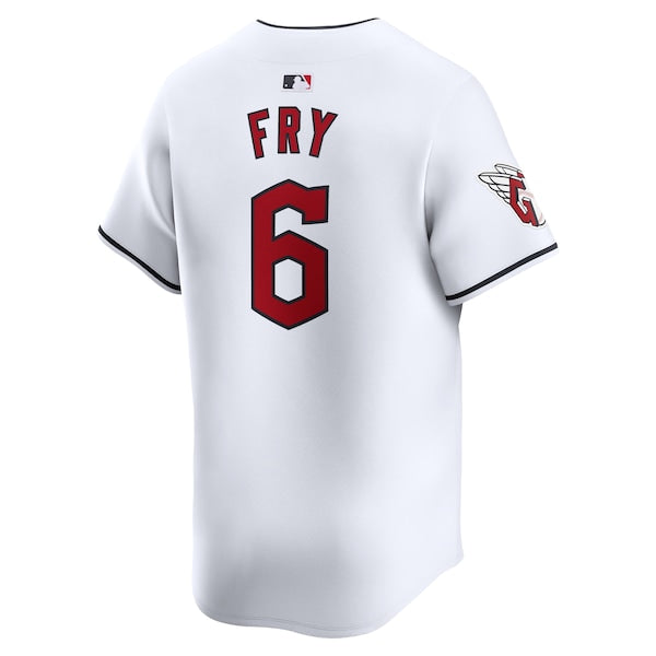 David Fry Cleveland Guardians Nike Home Limited Player Jersey - White - Image 3