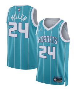 Brandon Miller Charlotte Hornets Nike Unisex 2023 NBA Draft Swingman Jersey - Icon Edition - Teal