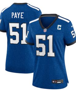 Kwity Paye Indianapolis Colts Nike Women's Indiana Nights Alternate Game Jersey - Royal