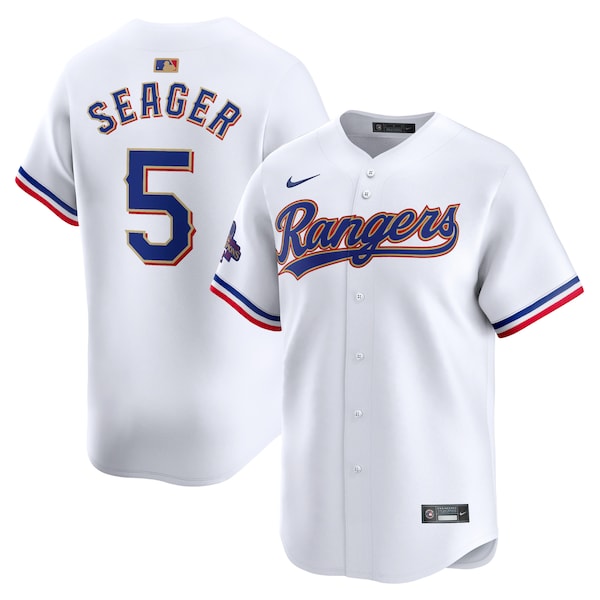 Corey Seager Texas Rangers Nike 2024 Gold Collection Limited Player Jersey?ยจC White