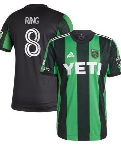 Alexander Ring Austin FC adidas 2021 Primary Authentic Jersey - Black