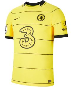 Alternative view of Mason Mount Chelsea Nike 2021/22 Away Vapor Match Player Jersey - Yellow