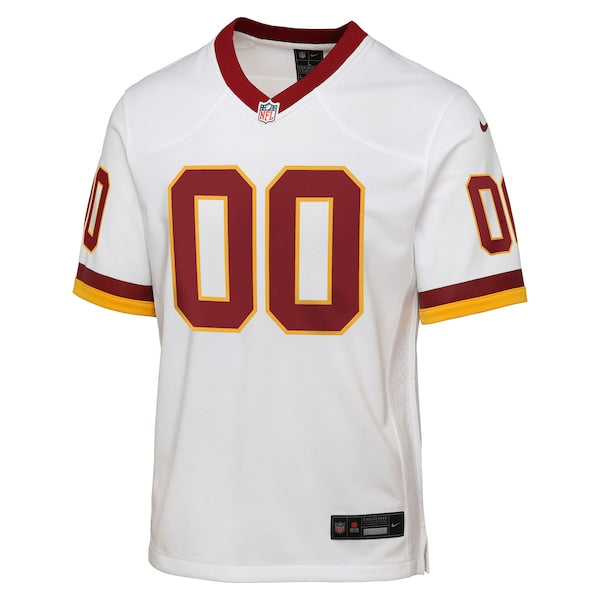 Washington Commanders Nike Youth Game Super Bowl Era Custom Jersey - White/Burgundy - Image 3