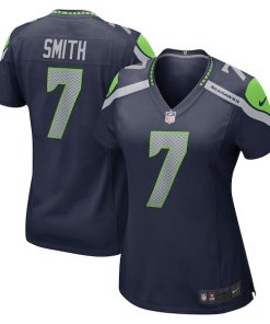 Alternative view of Geno Smith Seattle Seahawks Nike Women's Player Jersey - Navy/Royal