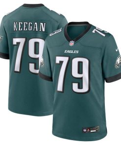 Alternative view of Trevor Keegan Philadelphia Eagles Nike Team Game Jersey - Midnight Green