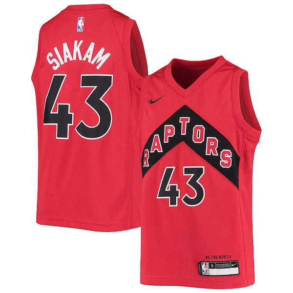 Pascal Siakam Toronto Raptors Nike Youth Swingman Jersey - Icon Edition - Red/White - Image 2