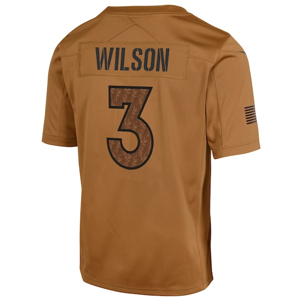 Russell Wilson Denver Broncos Nike Youth 2023 Salute To Service Limited Jersey - Brown - Image 3