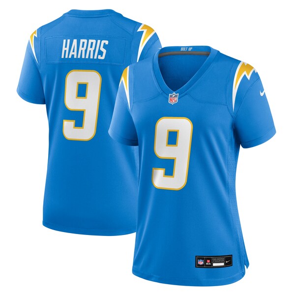 Tre Harris Los Angeles Chargers Nike Women's Team Game Jersey - Powder Blue - Image 2
