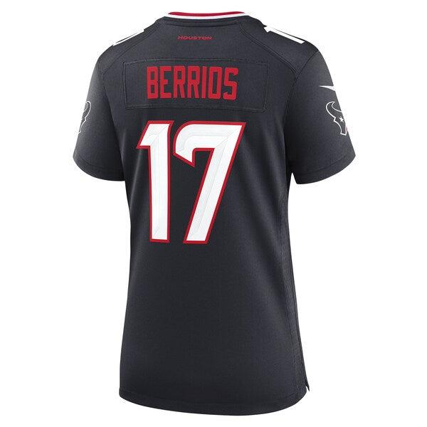 Braxton Berrios Houston Texans Nike Women's Team Game Jersey - Navy - Image 3