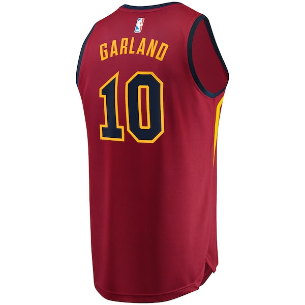 Darius Garland Cleveland Cavaliers Youth Replica Fast Break Jersey Wine - Icon Edition - Image 3