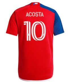 Alternative view of Luciano Acosta FC Dallas adidas 2024 After Burner Replica Player Jersey - Navy