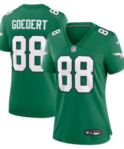 Dallas Goedert Philadelphia Eagles Nike Women's Alternate Game Jersey - Kelly Green
