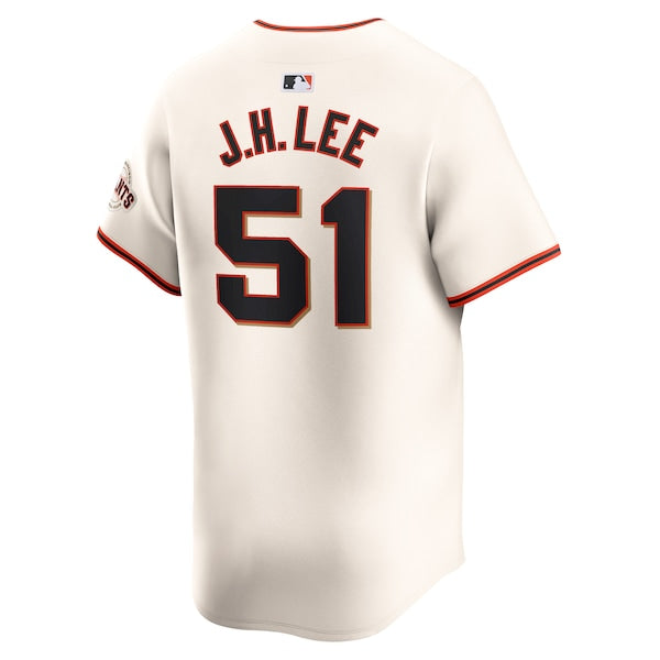 Jung Hoo Lee San Francisco Giants Nike Home Limited Player Jersey - Cream/Black - Image 4