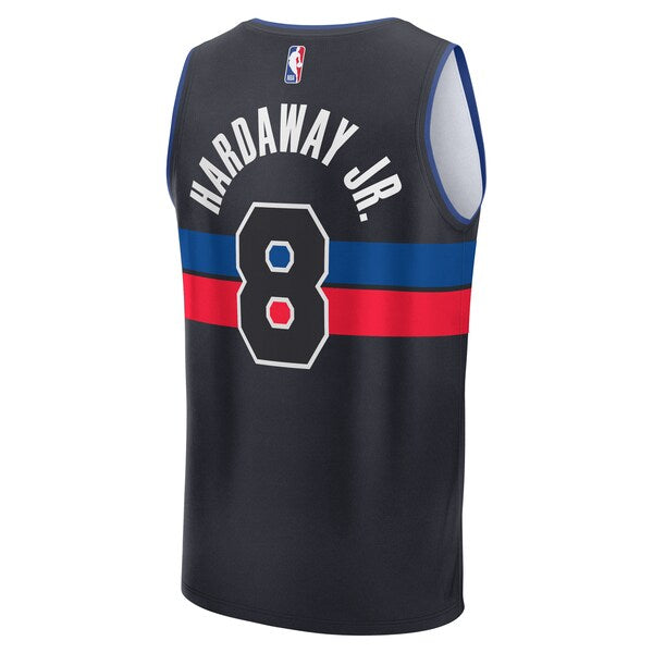 Tim Hardaway Jr. Detroit Pistons Youth Fast Break Player Jersey - Statement Edition - Black - Image 3