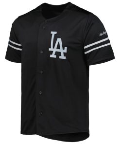 Alternative view of Los Angeles Dodgers Stitches Team Fashion Jersey - Black