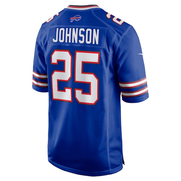 Ty Johnson Buffalo Bills Nike Team Game Jersey - Royal - Image 3