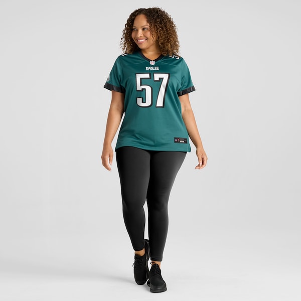 Ben VanSumeren Philadelphia Eagles Nike Women's Team Game Jersey - Midnight Green - Image 5
