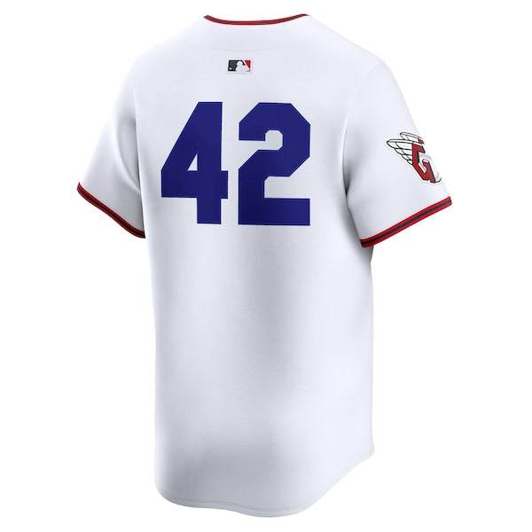 Cleveland Guardians Nike Home 2025 Jackie Robinson Day Limited Jersey?ยจC White - Image 3