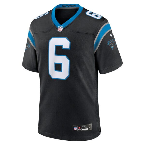 Miles Sanders Carolina Panthers Nike Game Player Jersey - Black - Image 2