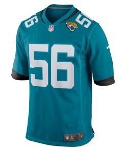 Alternative view of Yasir Abdullah Jacksonville Jaguars Nike Team Game Jersey -  Teal