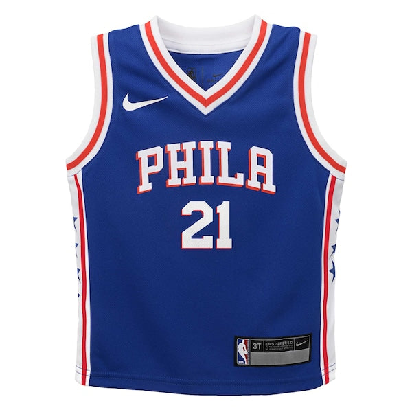 Joel Embiid Philadelphia 76ers Nike Toddler Swingman Player Jersey - Icon Edition - Royal - Image 2