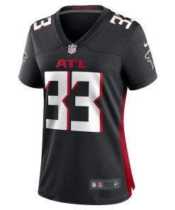 Alternative view of Tre Flowers Atlanta Falcons Nike Women's Team Game Jersey -  Black