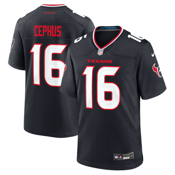 Quintez Cephus Houston Texans Nike Team Game Jersey - Navy