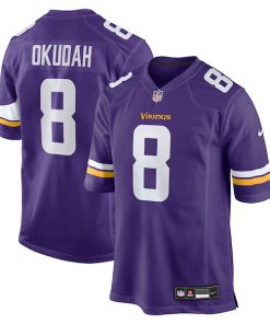 Jeff Okudah Minnesota Vikings Nike Team Game Jersey -  Purple