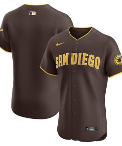 San Diego Padres Nike Alternate Elite Jersey - Brown/Camo/White