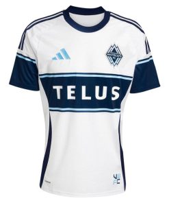 Alternative view of Samuel Adekugbe Vancouver Whitecaps FC adidas 2025 The Peak Replica Player Jersey - White
