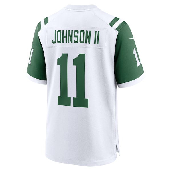 Jermaine Johnson II New York Jets Nike Classic Alternate Game Jersey - White - Image 4