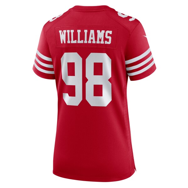 Mykel Williams San Francisco 49ers Nike Women's Team Game Jersey - Scarlet - Image 3
