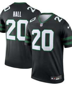 Alternative view of Breece Hall New York Jets Nike Alternate Legend Jersey  - Legacy Black