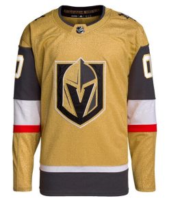 Alternative view of Vegas Golden Knights adidas  Home  Primegreen Authentic Custom Jersey - Gold