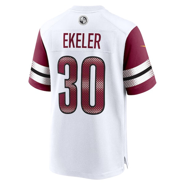 Austin Ekeler Washington Commanders Nike Game Jersey - White - Image 4
